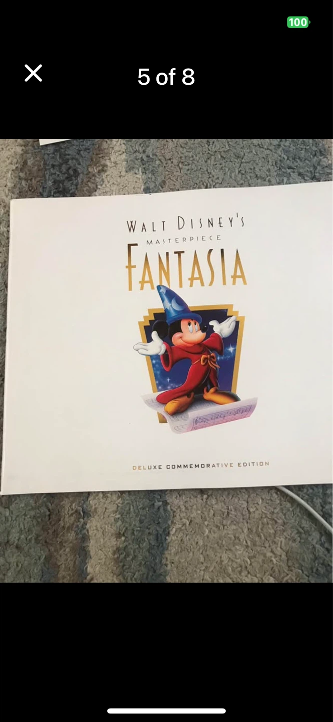 Disney fantasia masterpiece deluxe vhs box set - photo 4