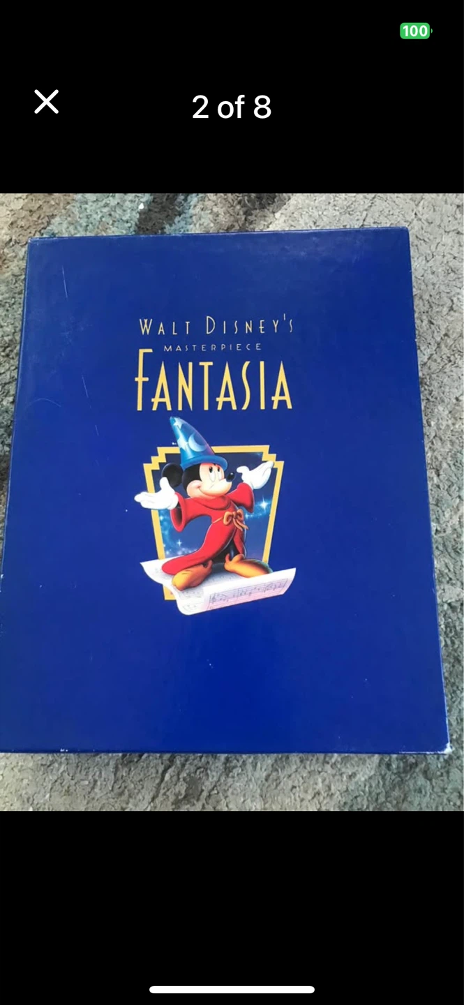 Disney fantasia masterpiece deluxe vhs box set
