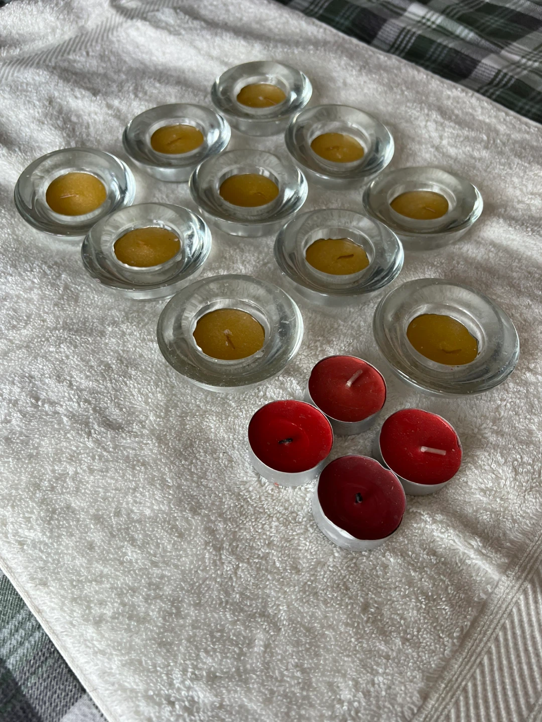 Tea Lites & Glass Candle Holders