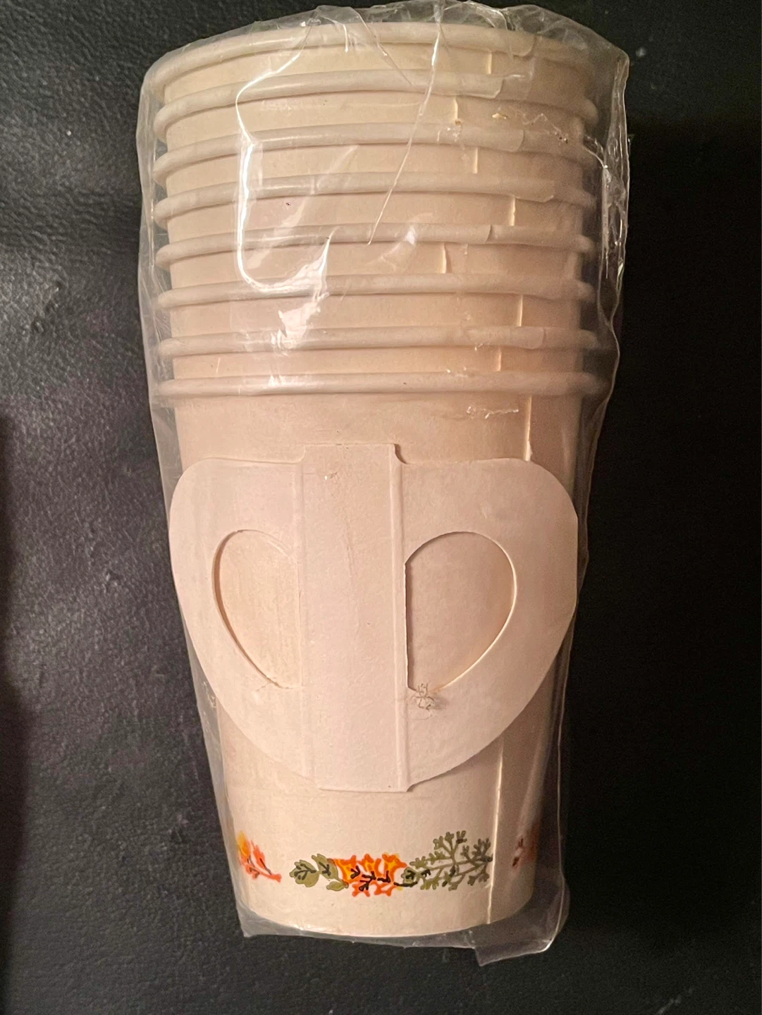 🌱New Vintage Contempo Plastic Lined Cups - 8 Count - photo 2
