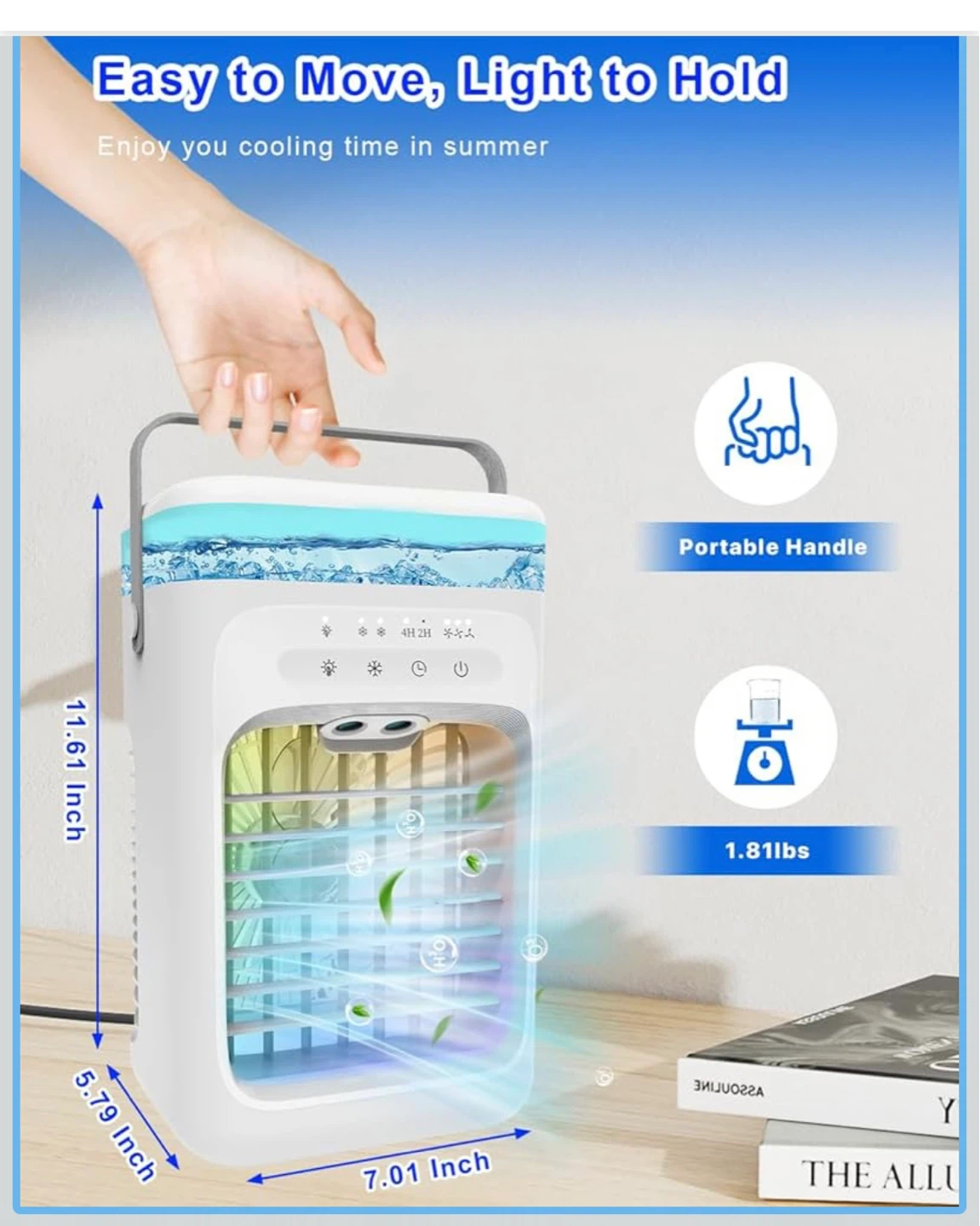 Vatony Mini Air Cooler Fan - photo 3