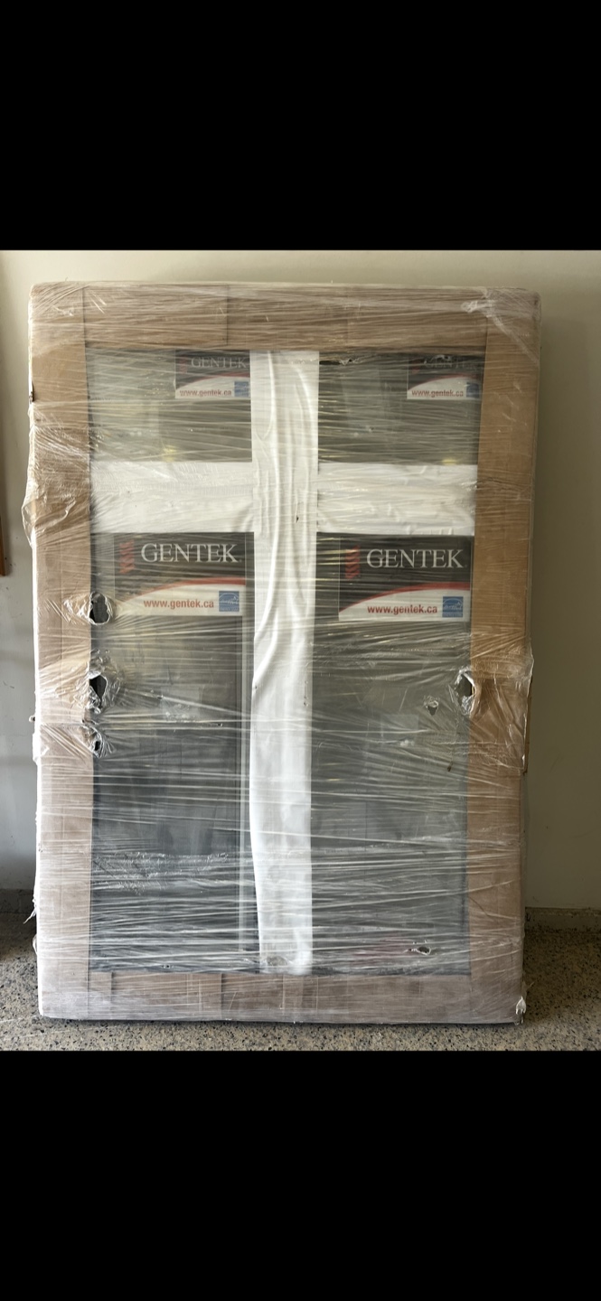 New Black Gentek Window 48 x 72