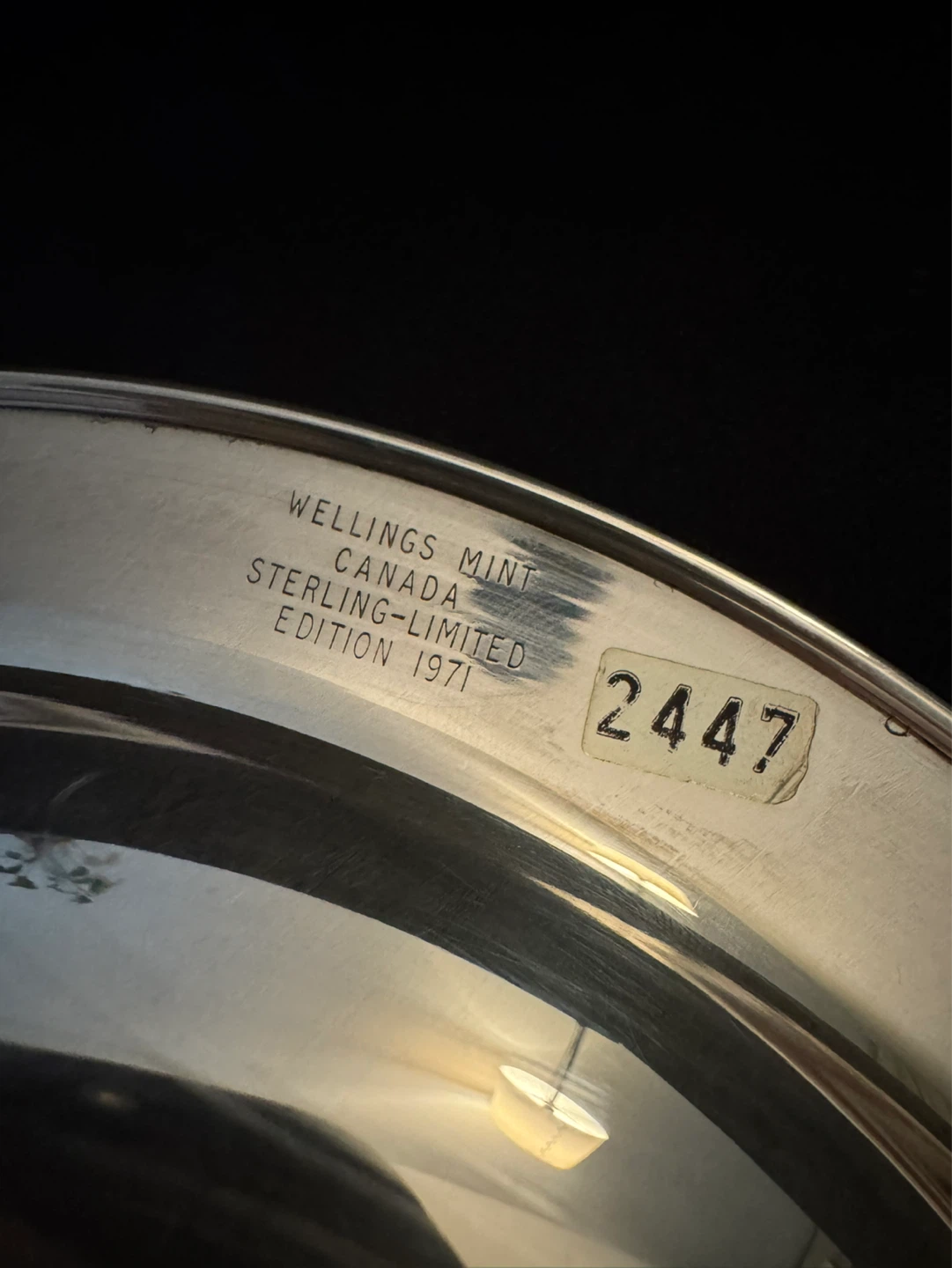 Welling Mint Sterling Silver 1971 SOLID 925 PLATE - photo 2