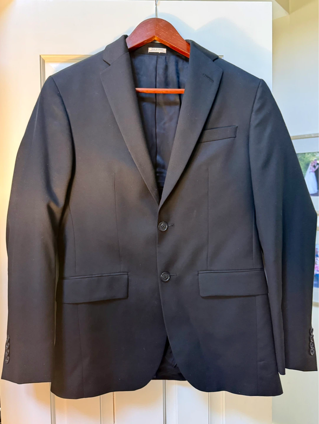 Boys Black Suit Jacket and Pants