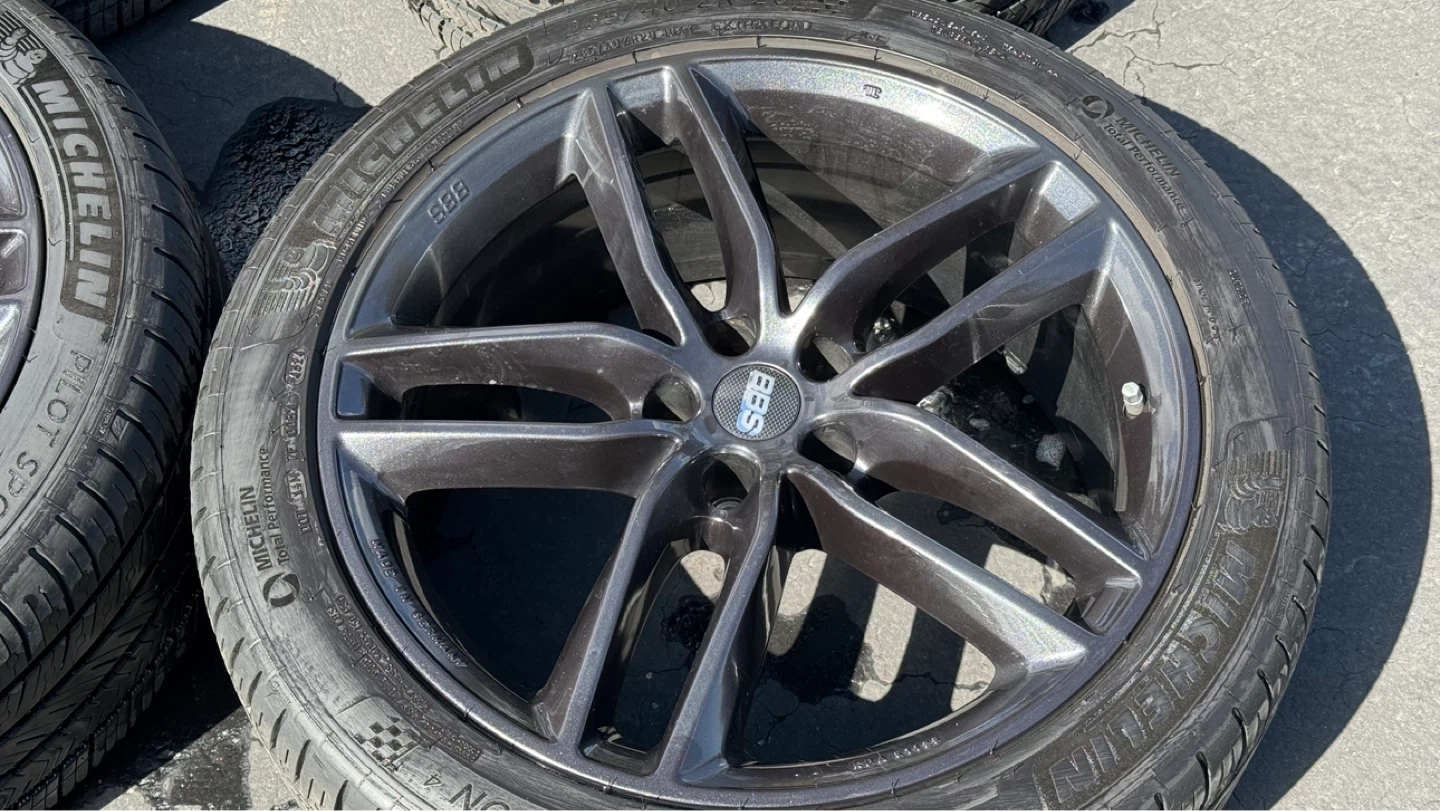 Set of Four BBS Wheels and Tires - photo 5