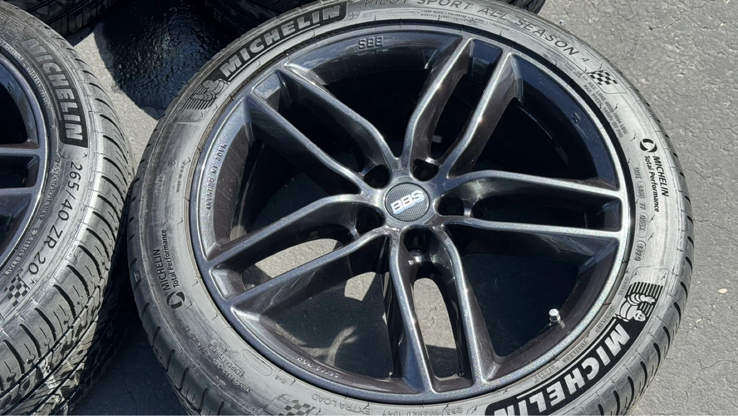Set of Four BBS Wheels and Tires - photo 4