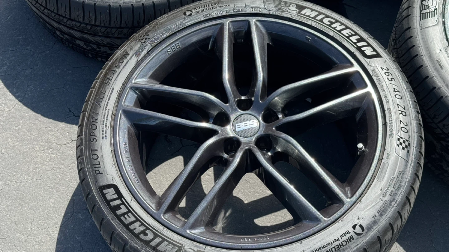 Set of Four BBS Wheels and Tires - photo 3