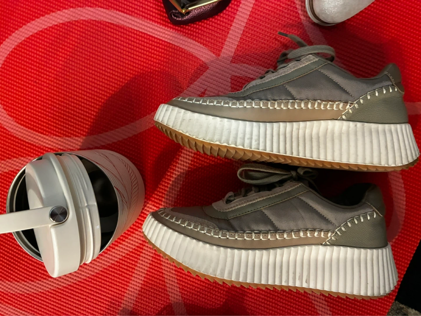 DV Dolce Vita Grey Quilted Sneakers - photo 2