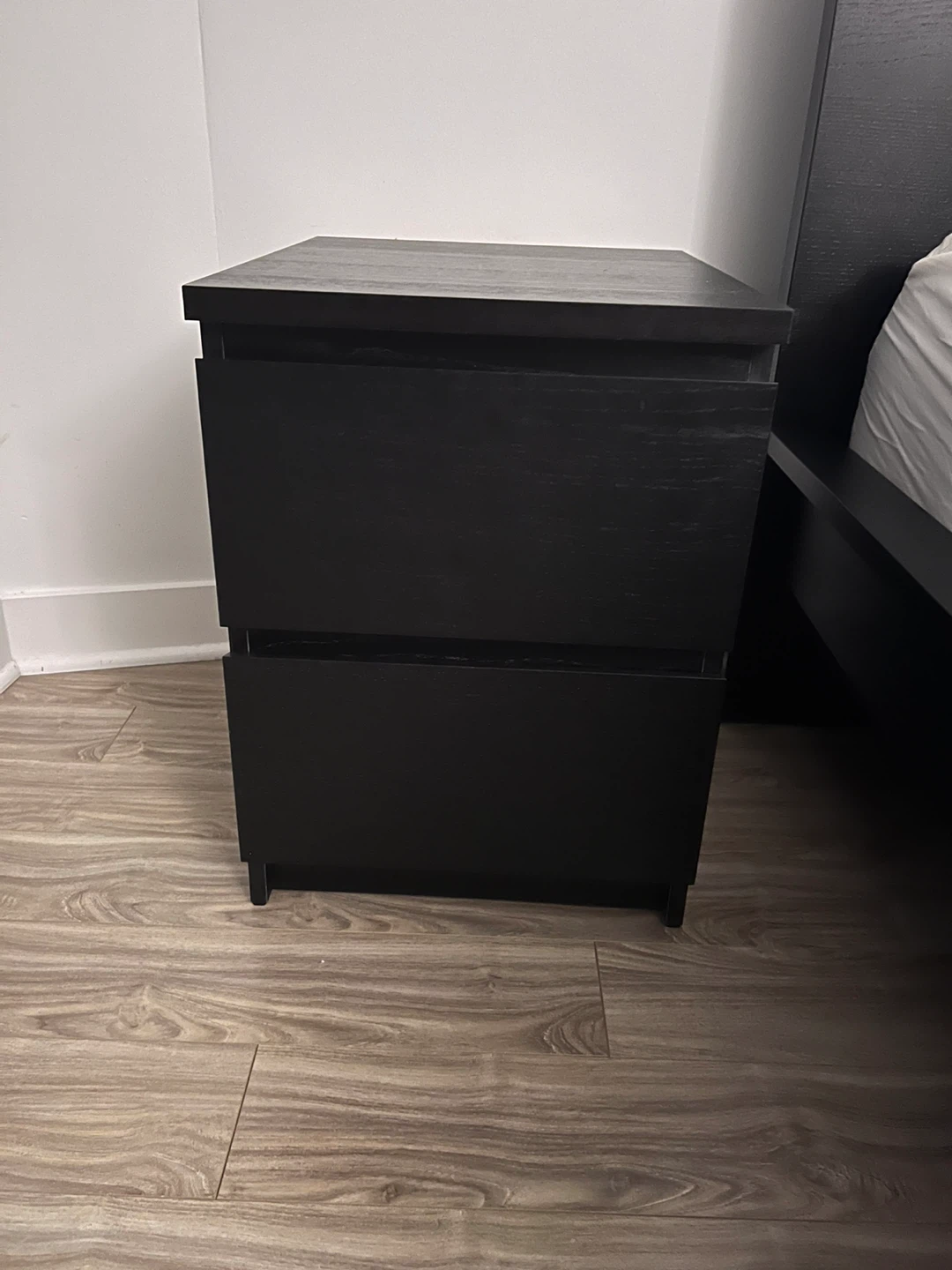 2 IKEA MALM 2-Drawer Chest Black-Brown 15 3/4"x21 5/8" - photo 3
