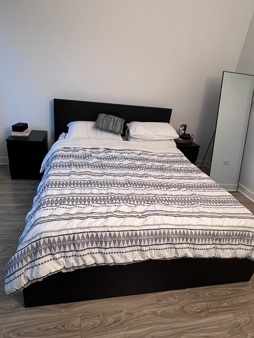 IKEA MALM Queen Bed Frame - Black-Brown - photo 2