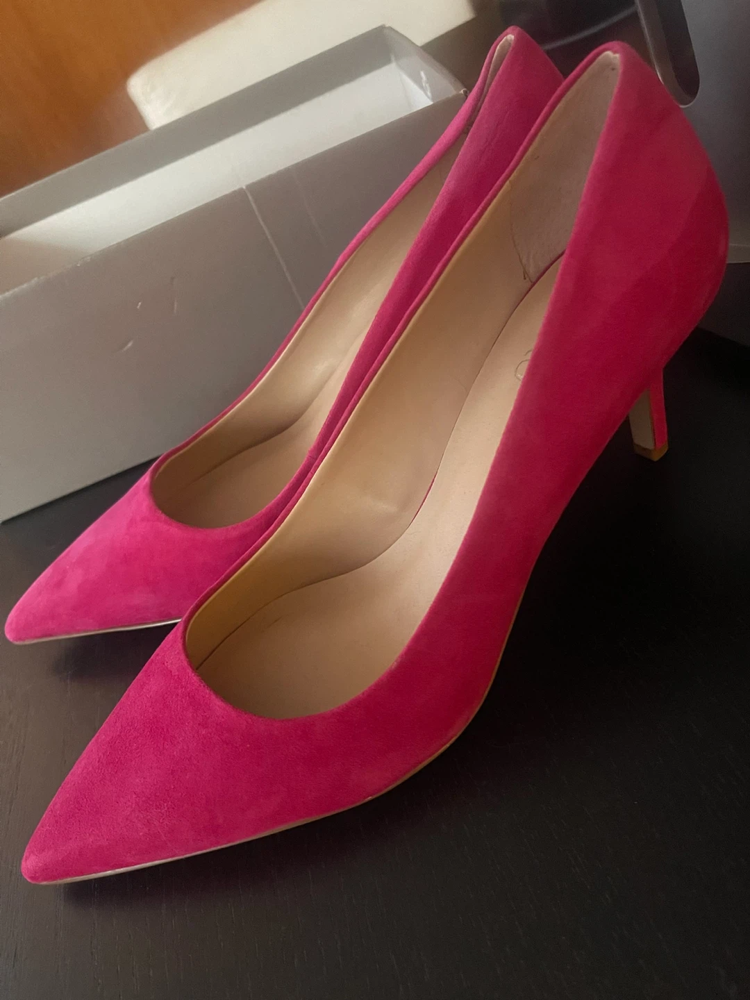 Franco Sarto Pink Suede Heels - Size 8.5M - photo 2