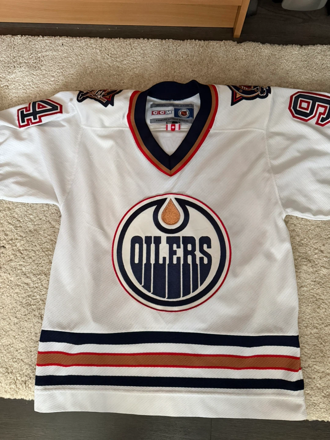 Ryan Smyth Vintage Edmonton Oilers CCM Jersey - photo 3