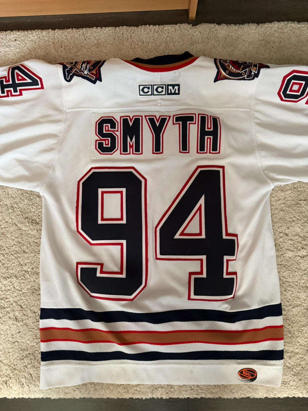 Ryan Smyth Vintage Edmonton Oilers CCM Jersey