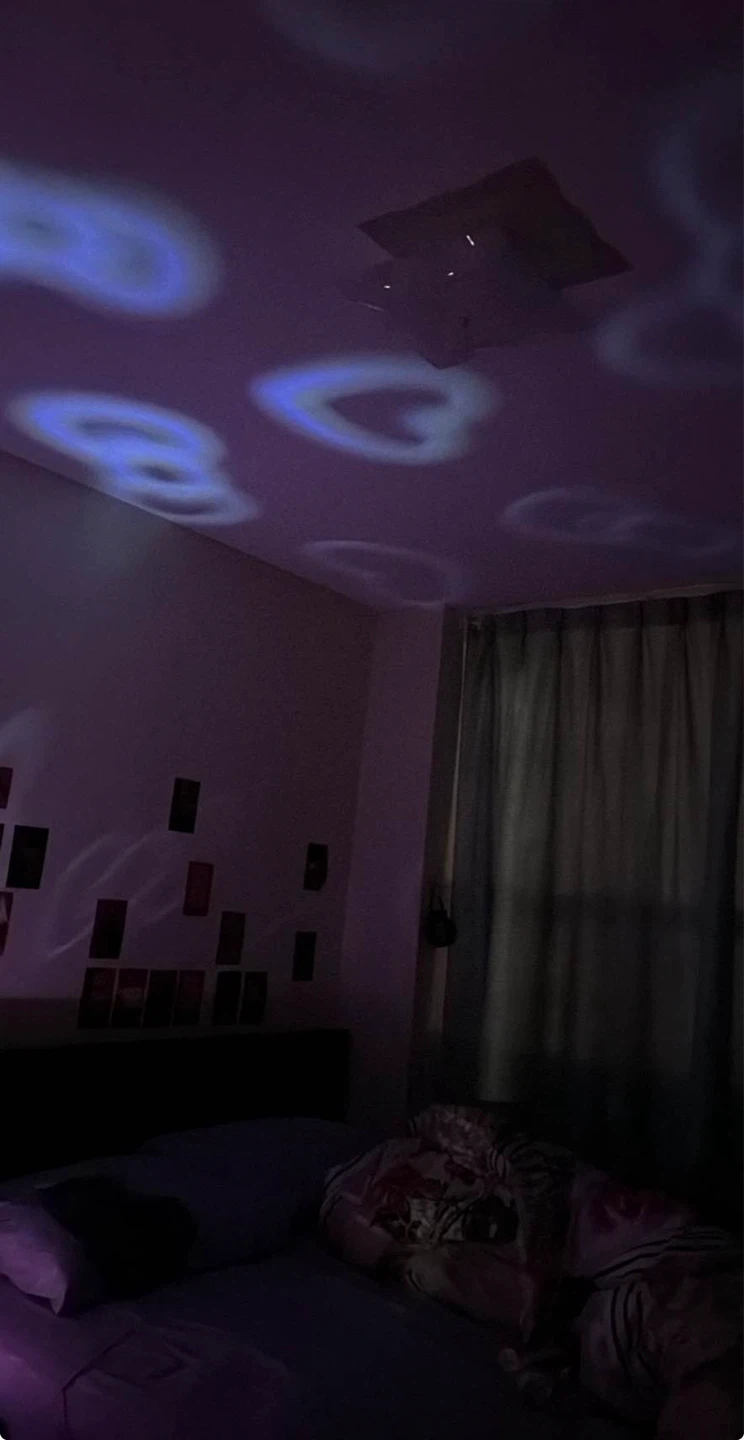 Hello Kitty Pink Projector Lamp with Digital Clock
