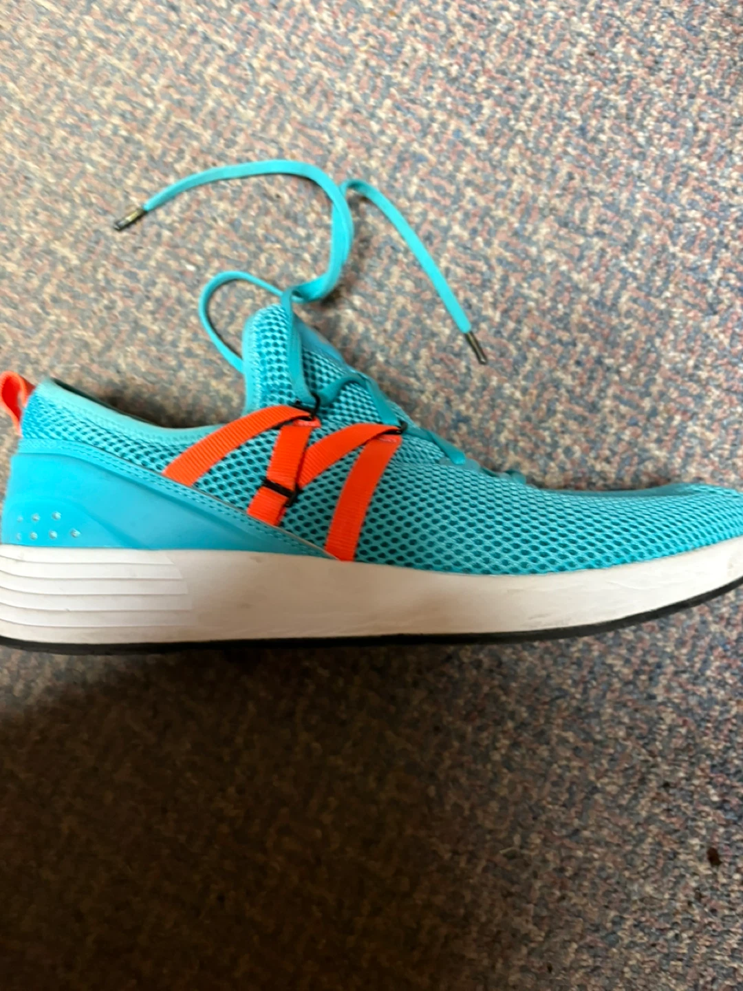 Under Armour Shoe Size 12 Teal/Orange - photo 3