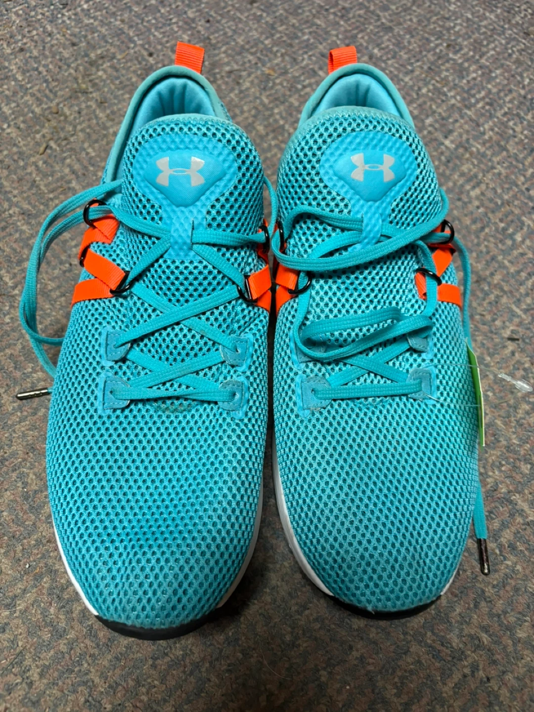 Under Armour Shoe Size 12 Teal/Orange