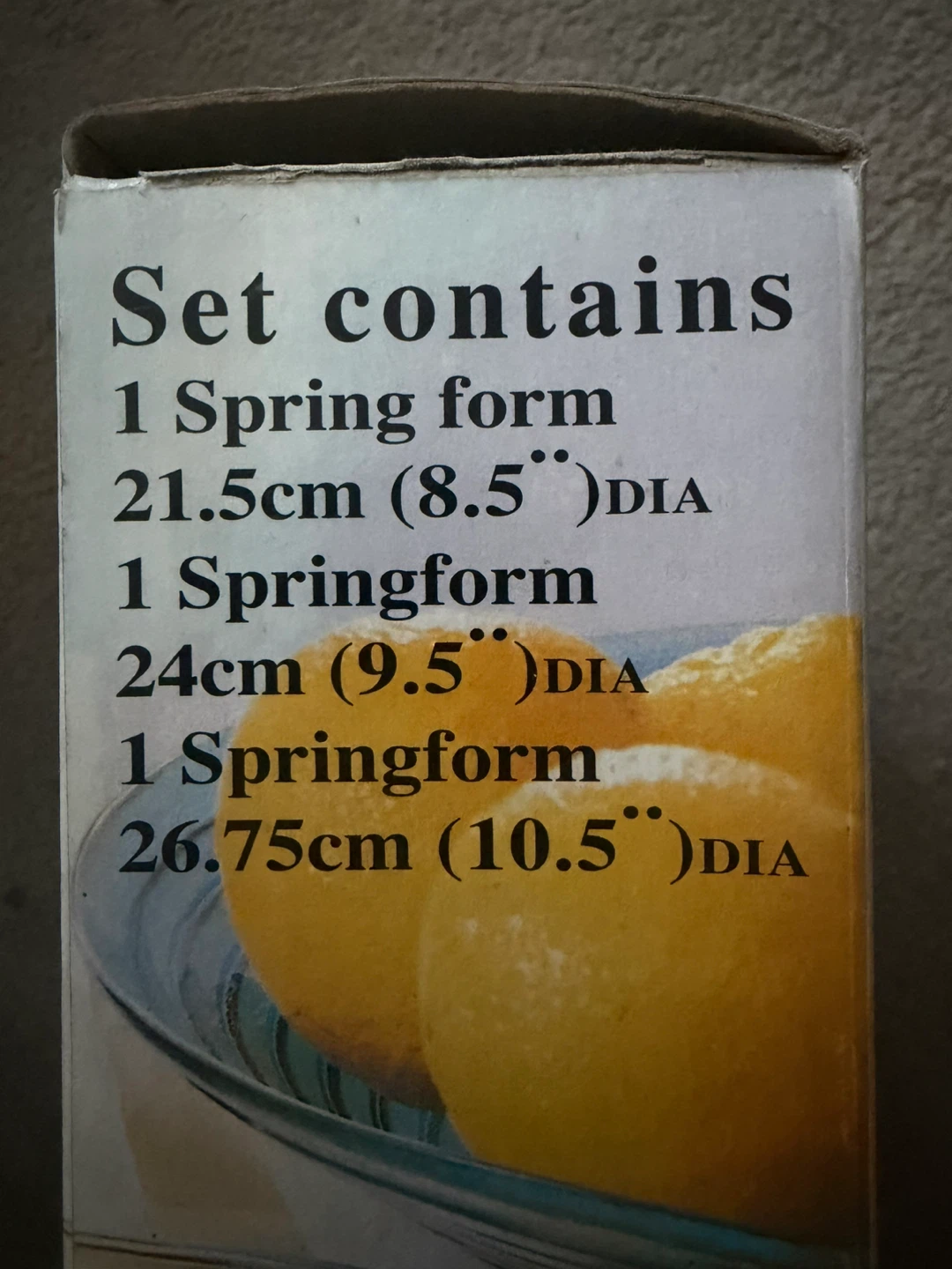 Spring Form Pan Set - 3 Pieces - photo 2