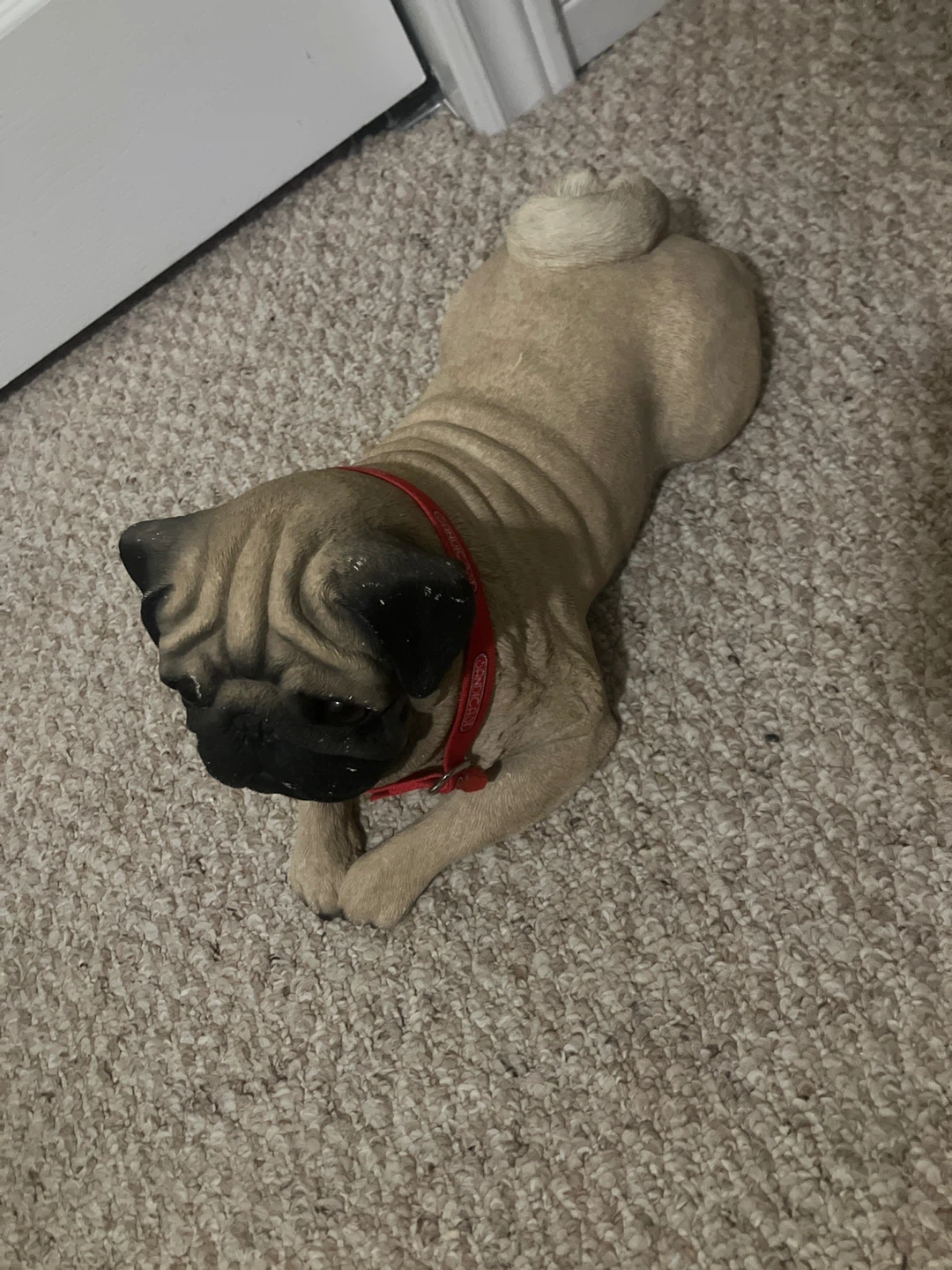 Sandicast Pug Fawn Sculpture - photo 4