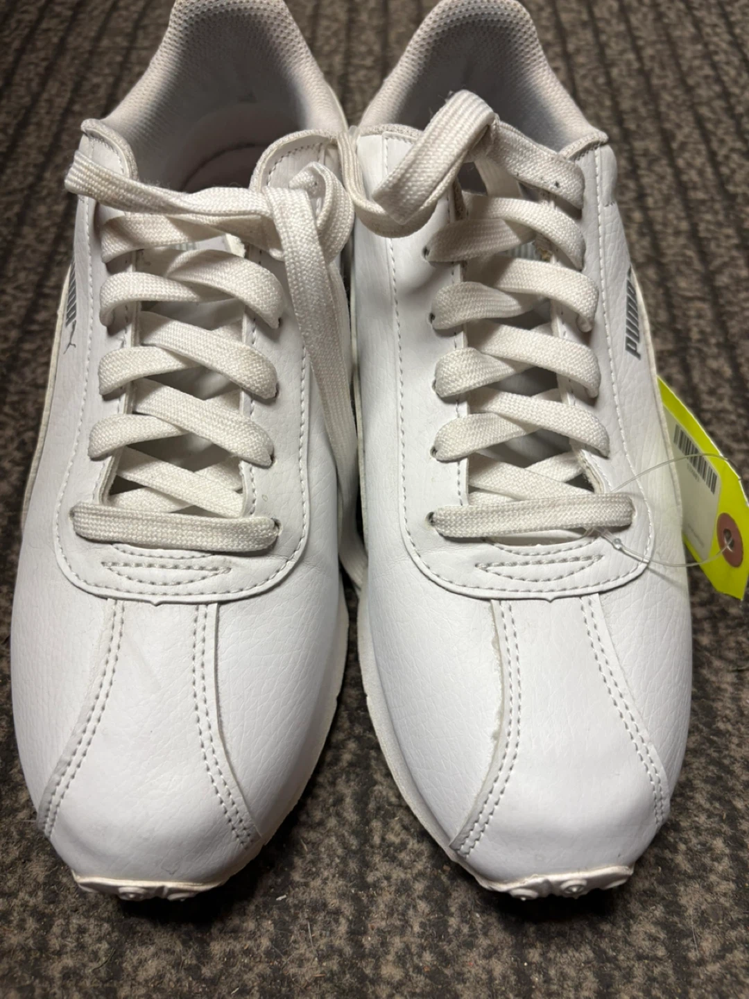 Puma White Leather Sneakers size 7 - photo 5