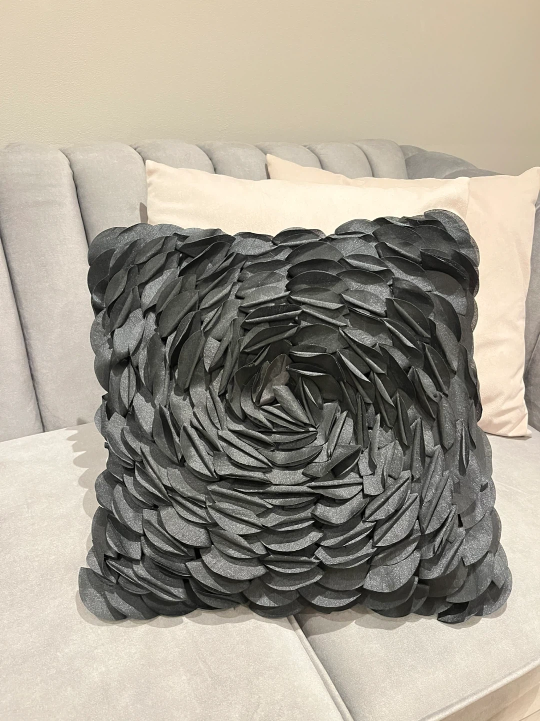 Black decorative cushion $10