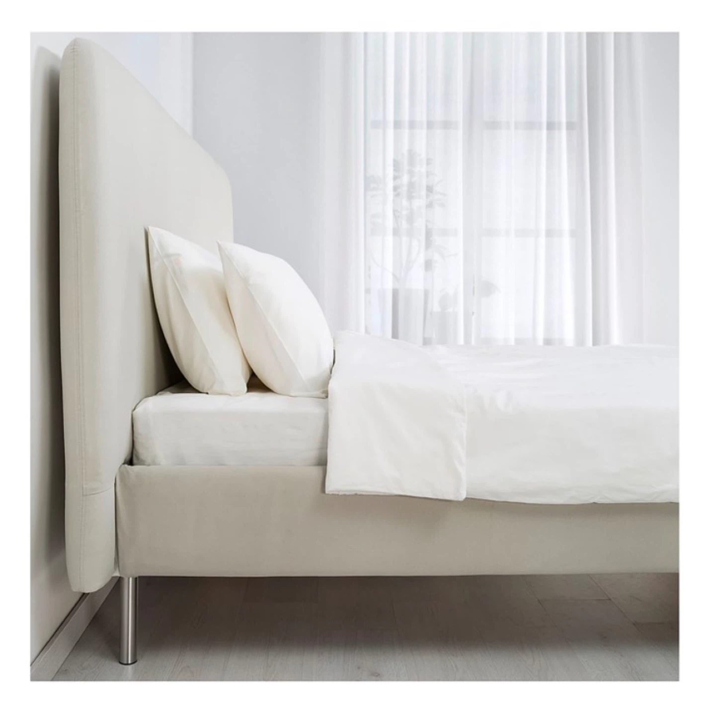 IKEA TOMREFJORD Bed frame with Headboard - photo 3