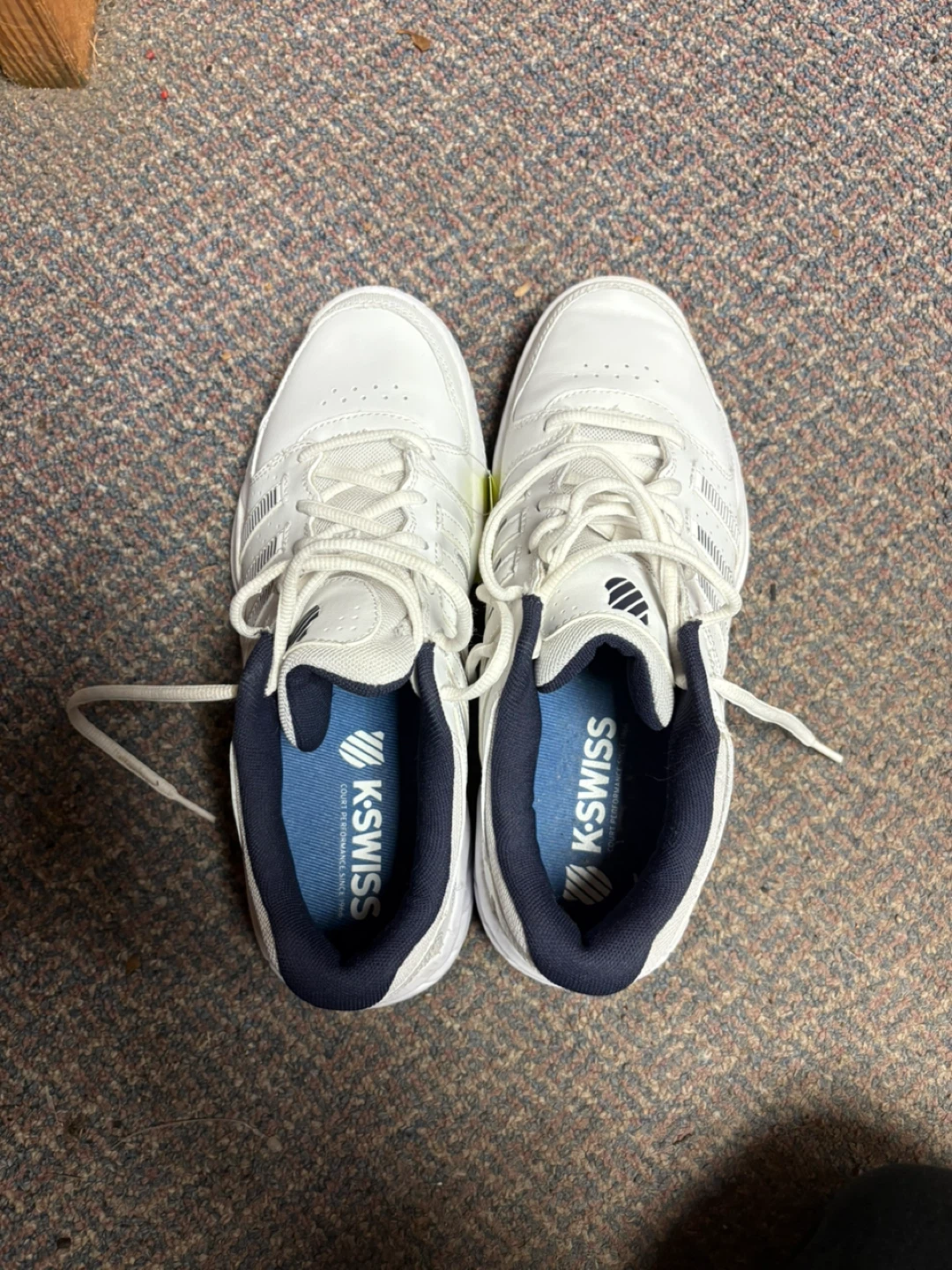 White K-Swiss Tennis Shoes size 9