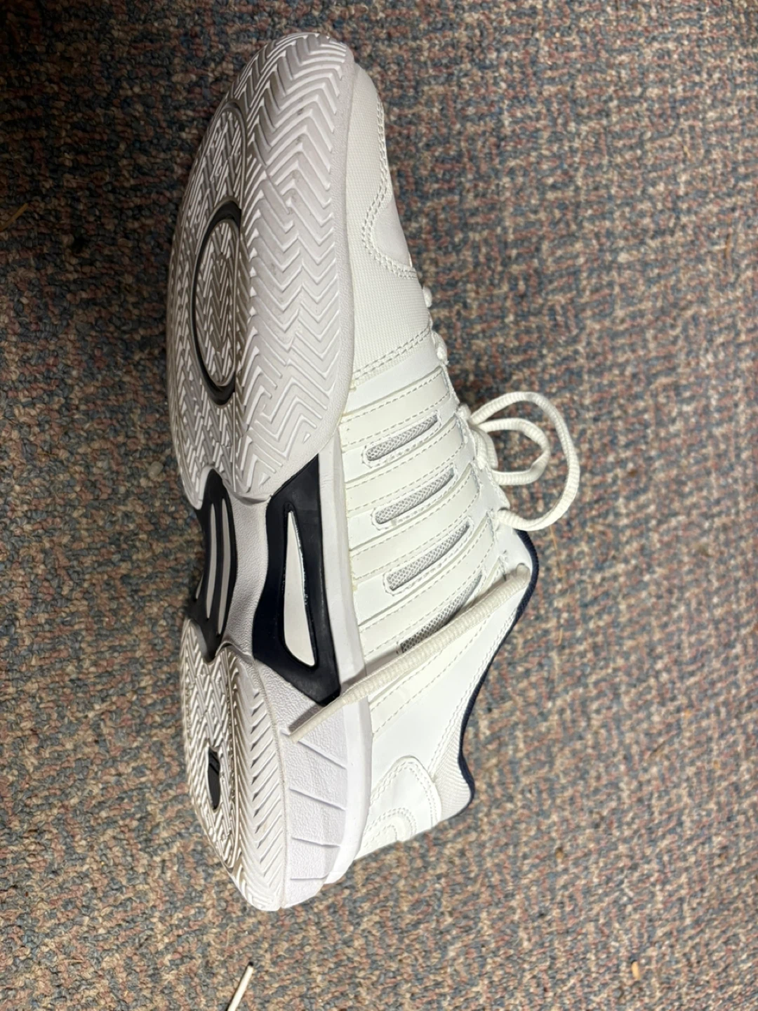 White K-Swiss Tennis Shoes size 9 - photo 4