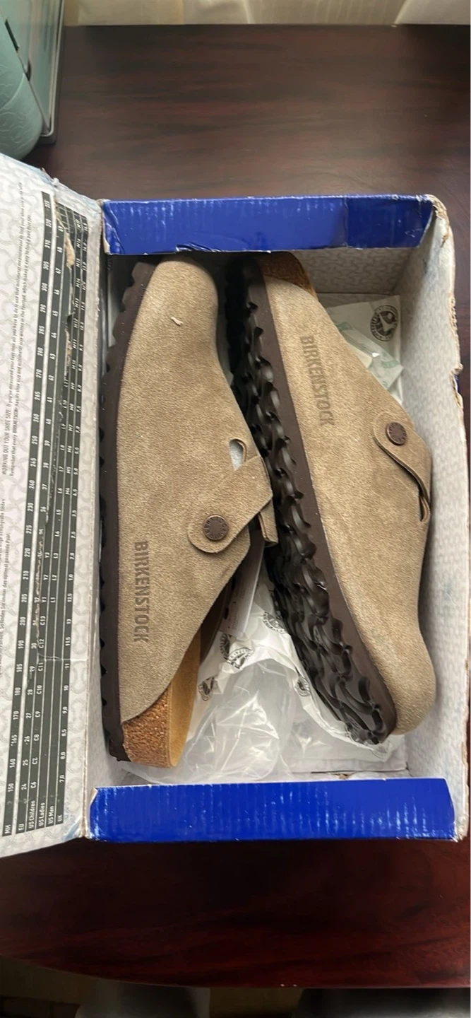 Birkenstock Boston Taupe Women's size 9 - MINT CONDITION✨