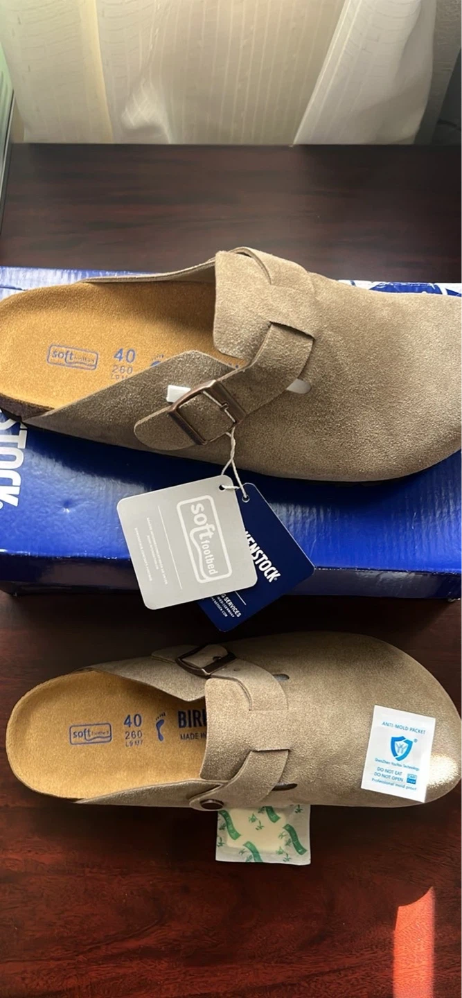 Birkenstock Boston Taupe Women's size 9 - MINT CONDITION✨ - photo 4