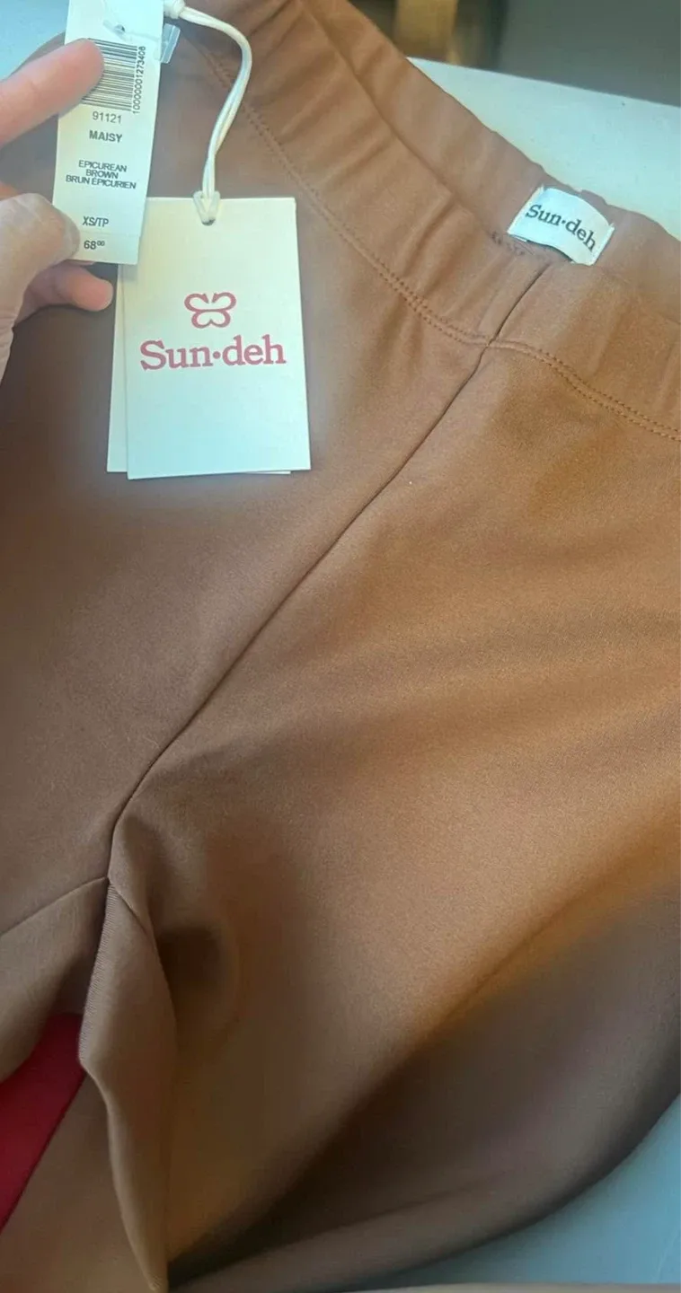 Sun-deh Maisy Flare Pants - Brown XS/TP