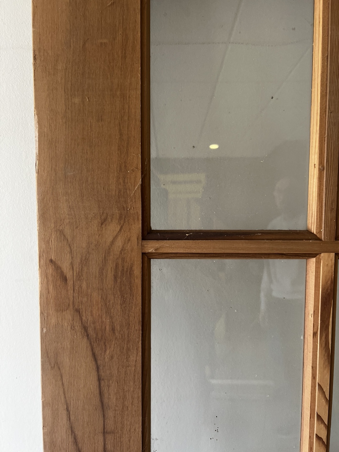 New interior solid cedar French door - photo 2