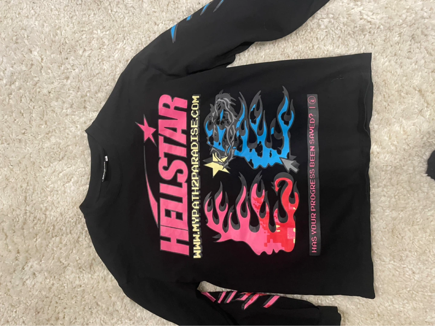 HELLSTAR Long Sleeve T-Shirt Black