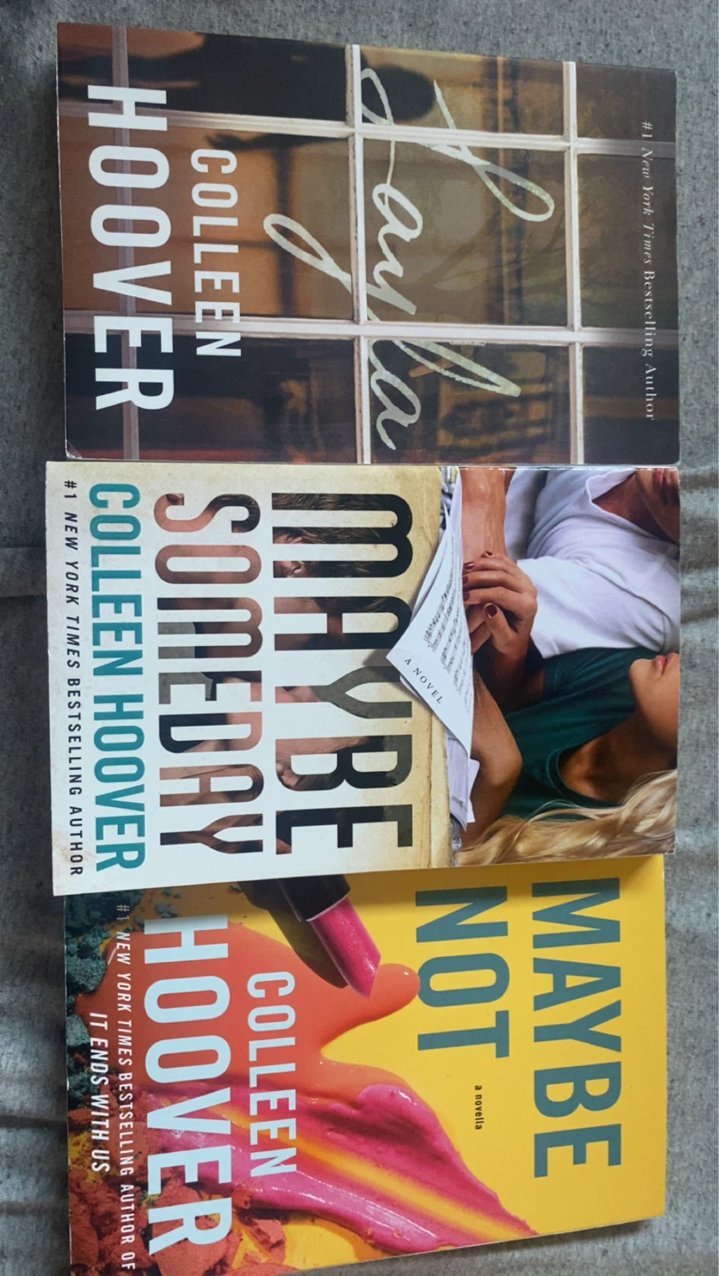 Colleen Hoover Books - Maybe Someday, Maybe Not, It Ends With Us