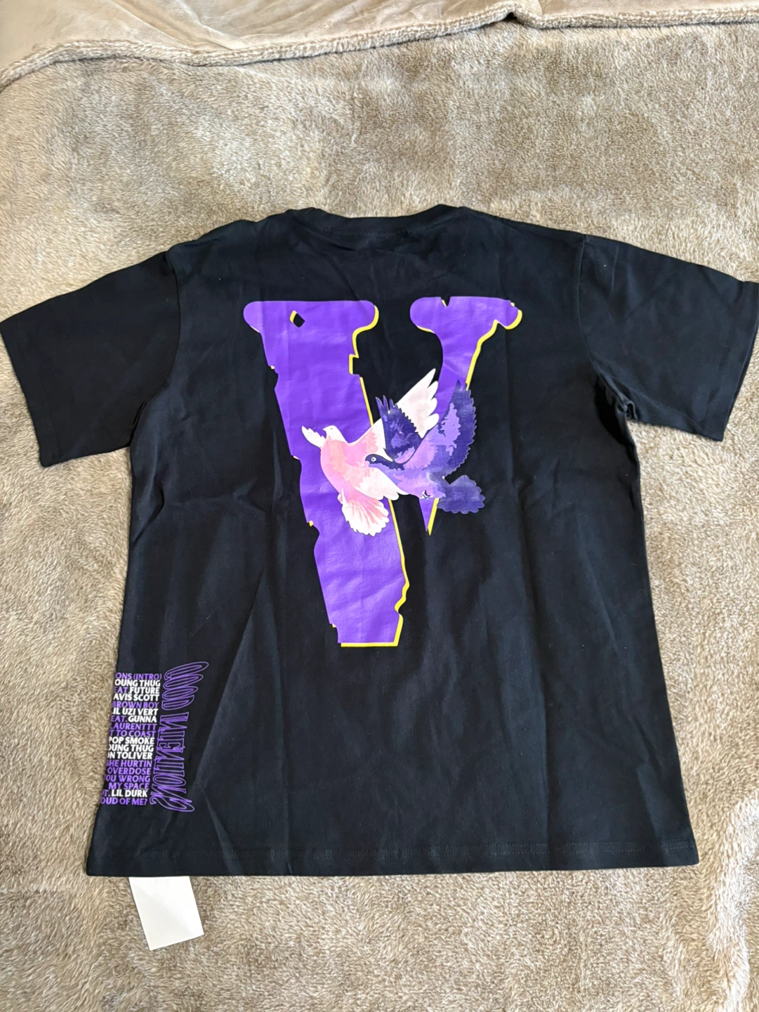 VLONE Good Intentions T-Shirt - Black - Size L - photo 2