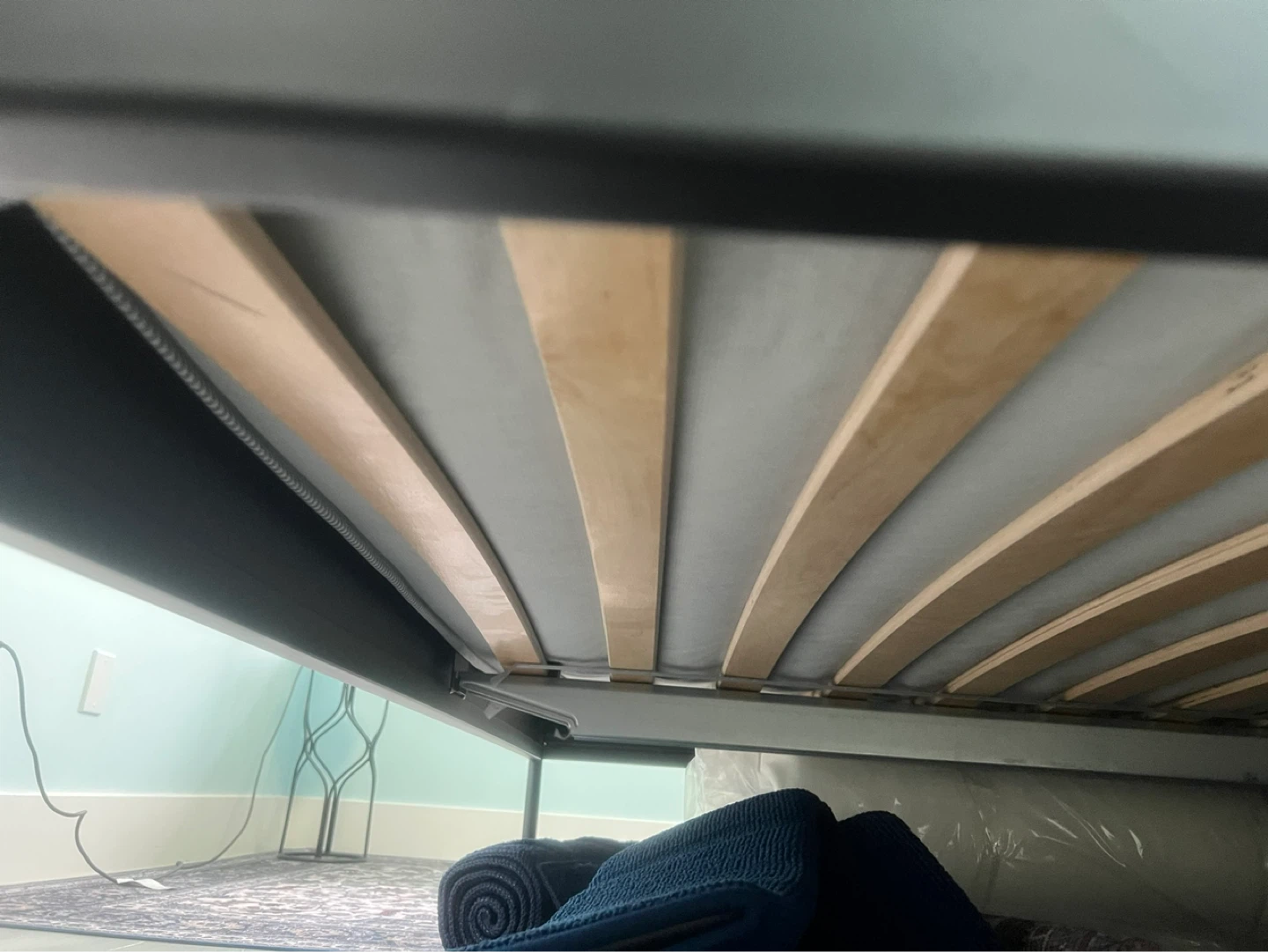 Metal Bed Frame with Slats - photo 2