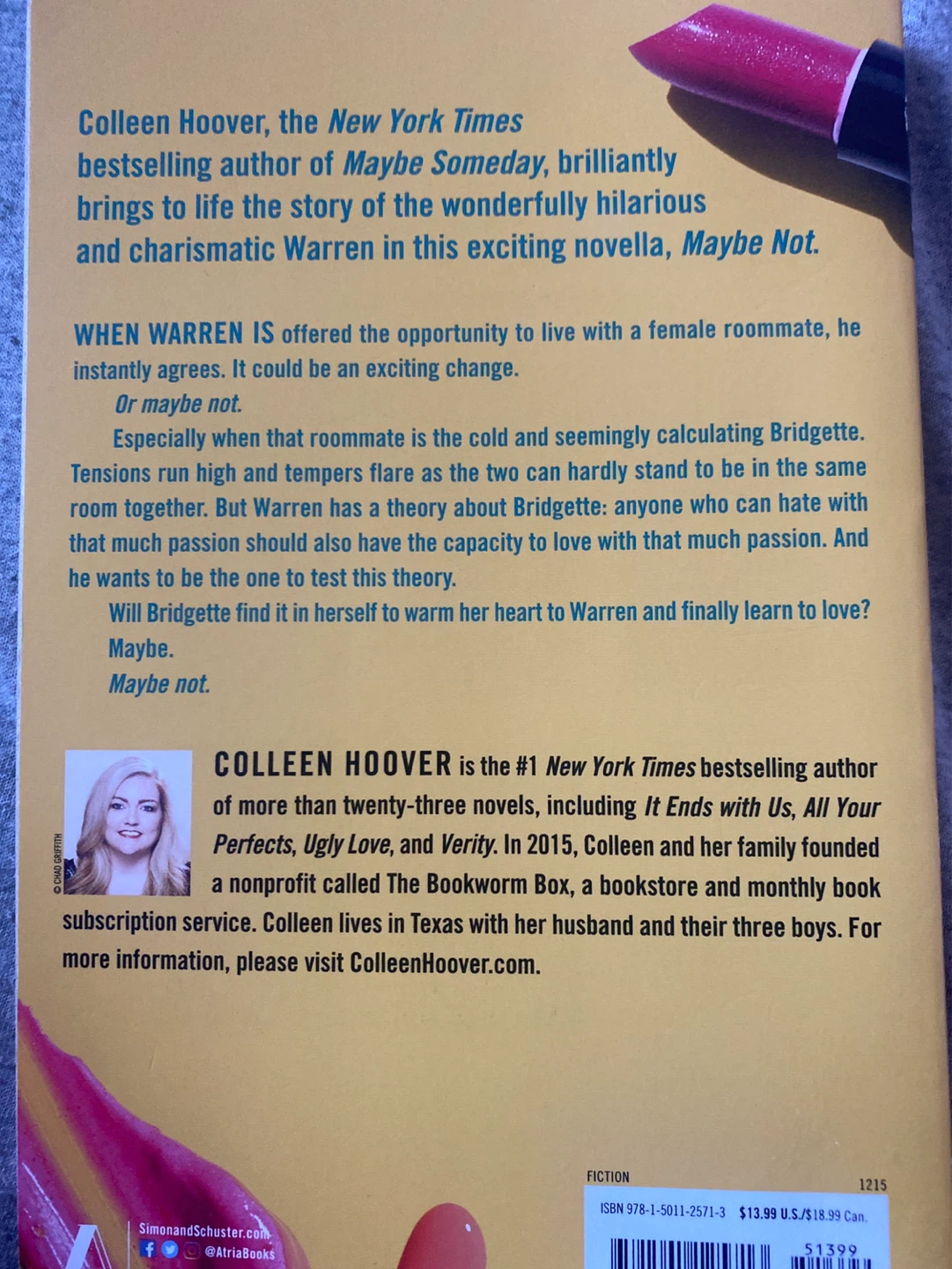 Colleen Hoover Books - Maybe Someday, Maybe Not, It Ends With Us - photo 3