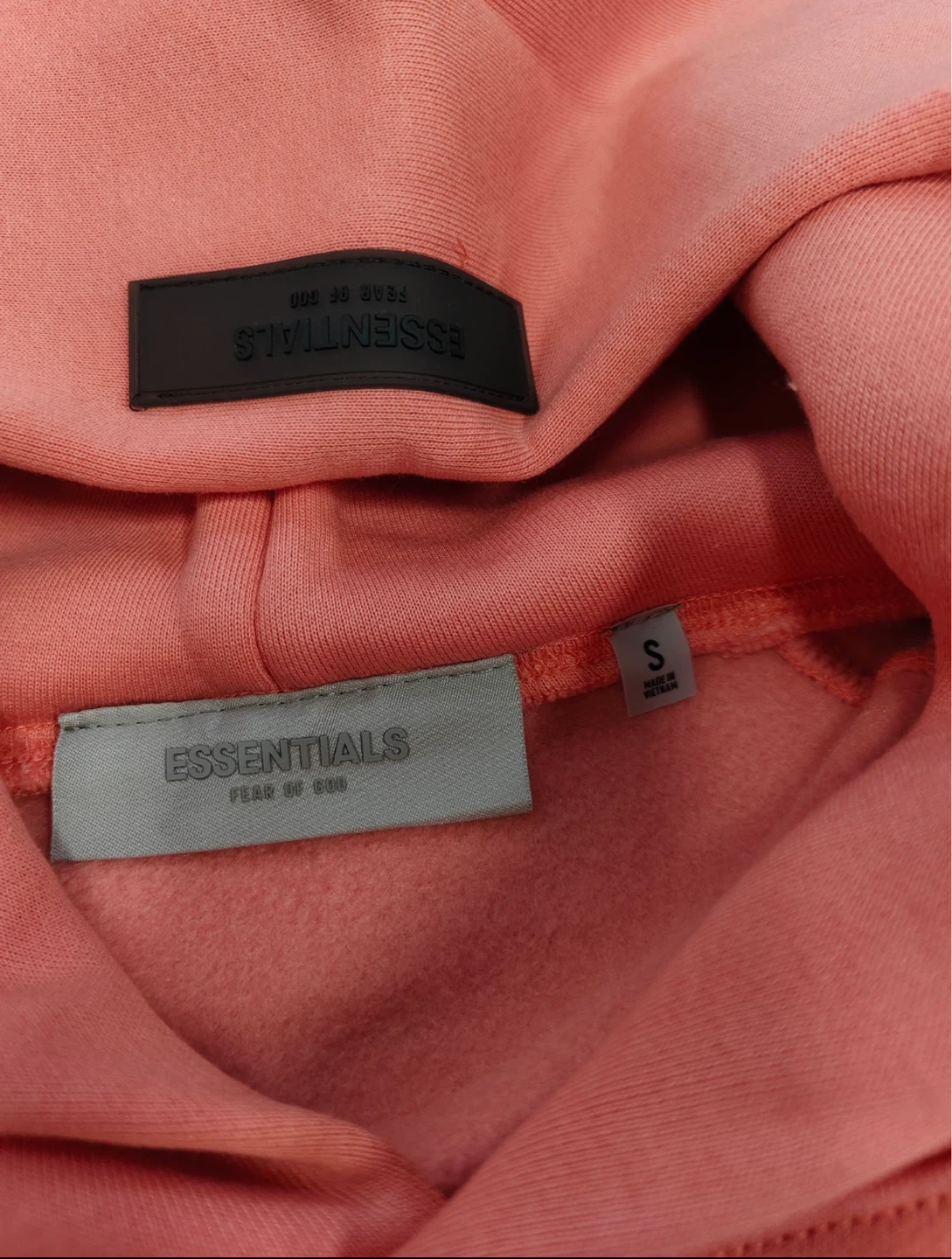 Fear of God Essentials Hoodie - Coral - photo 2