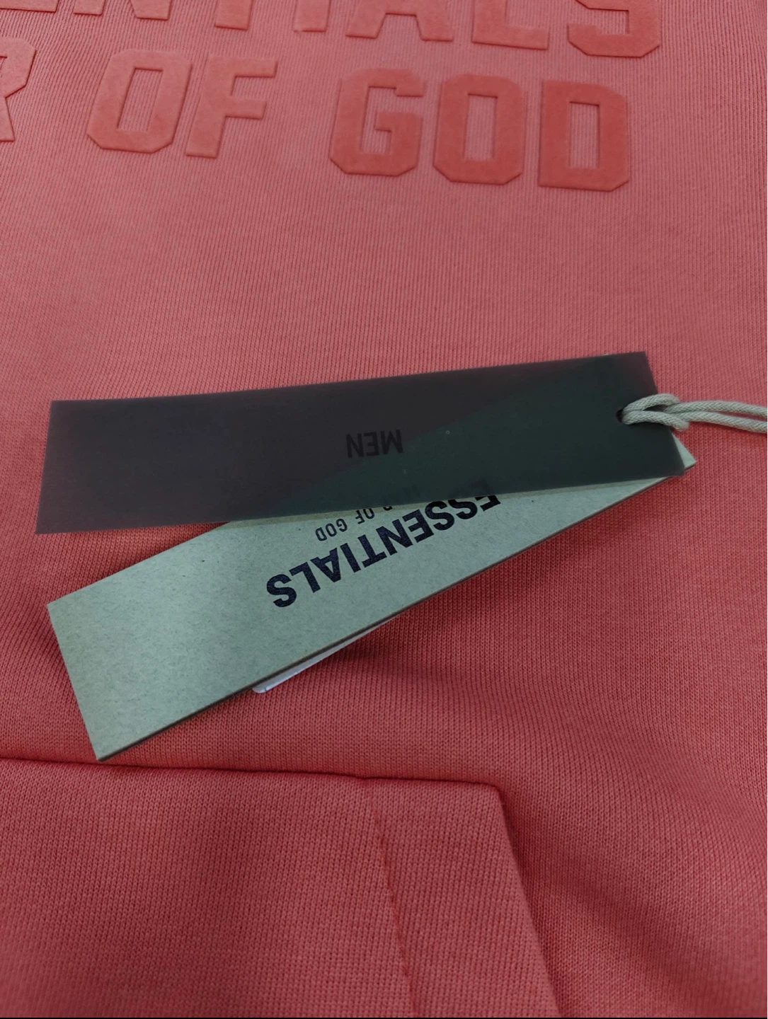 Fear of God Essentials Hoodie - Coral - photo 3