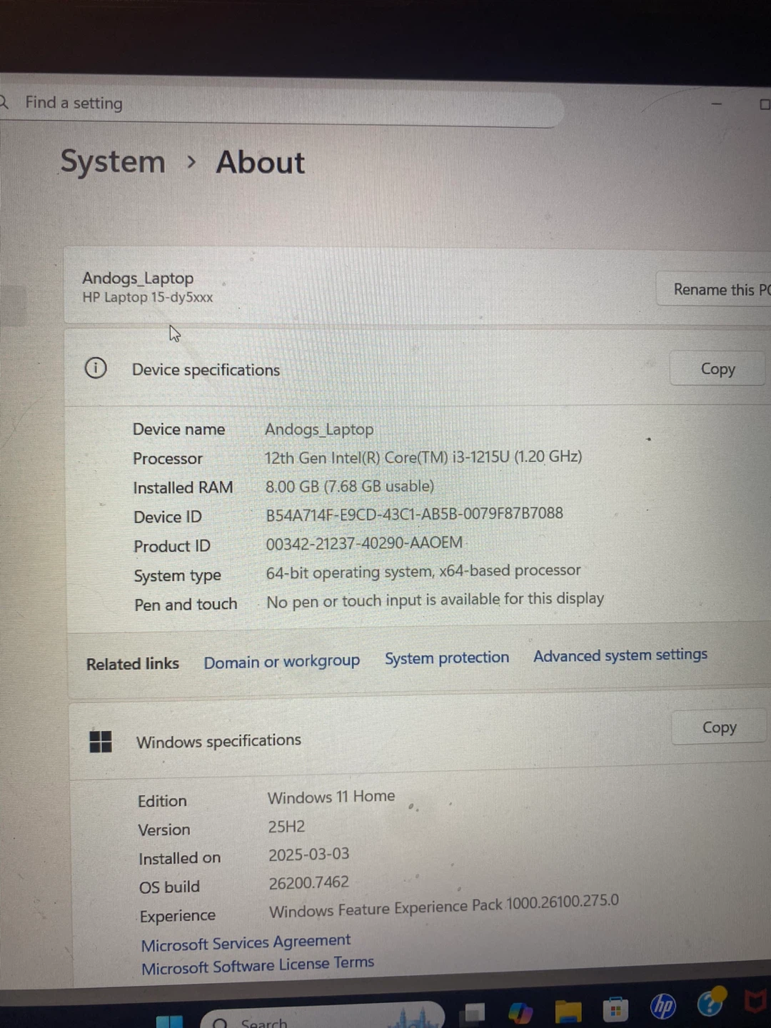 HP 15" Laptop - Intel Core i3, 8GB RAM, Windows 11 Home - photo 5