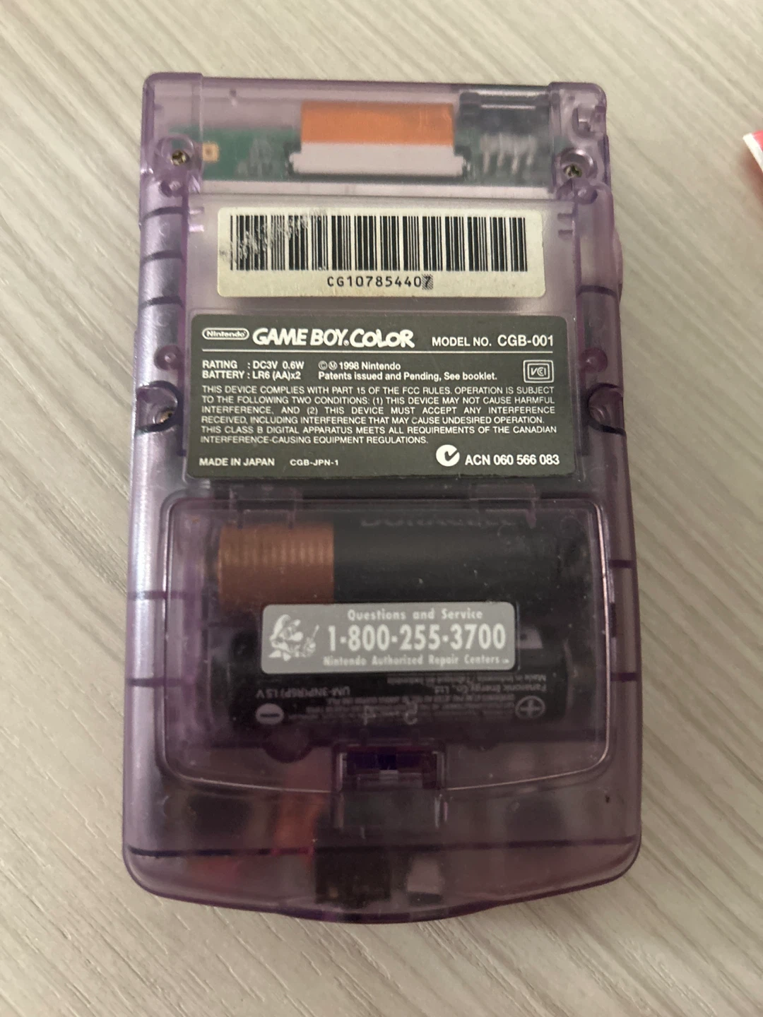 Nintendo Game Boy Color - Purple - photo 3