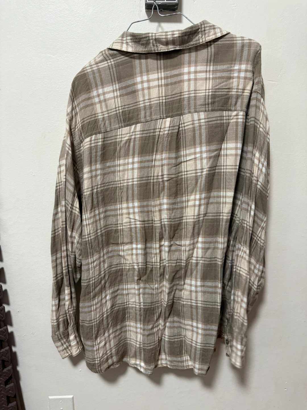 Women’s Plaid Button-Up Shirt - size XL - photo 5