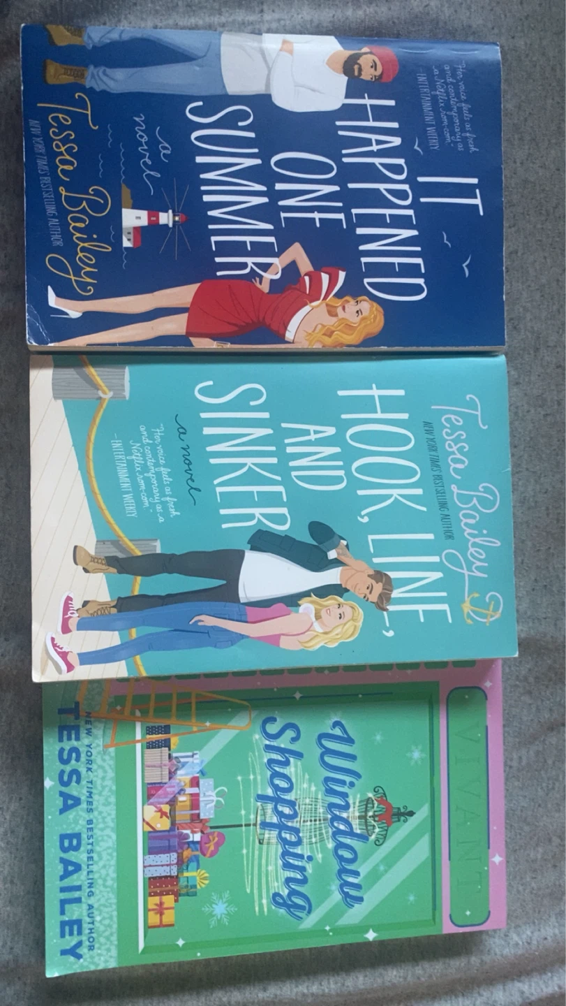 Tessa Bailey Romance Novels (3 Books)