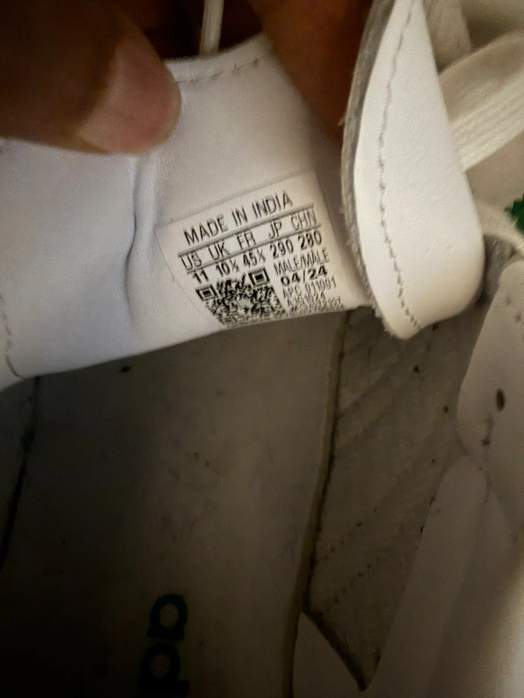 Adidas Samba Classic Shoes White Green Size 11 - photo 3