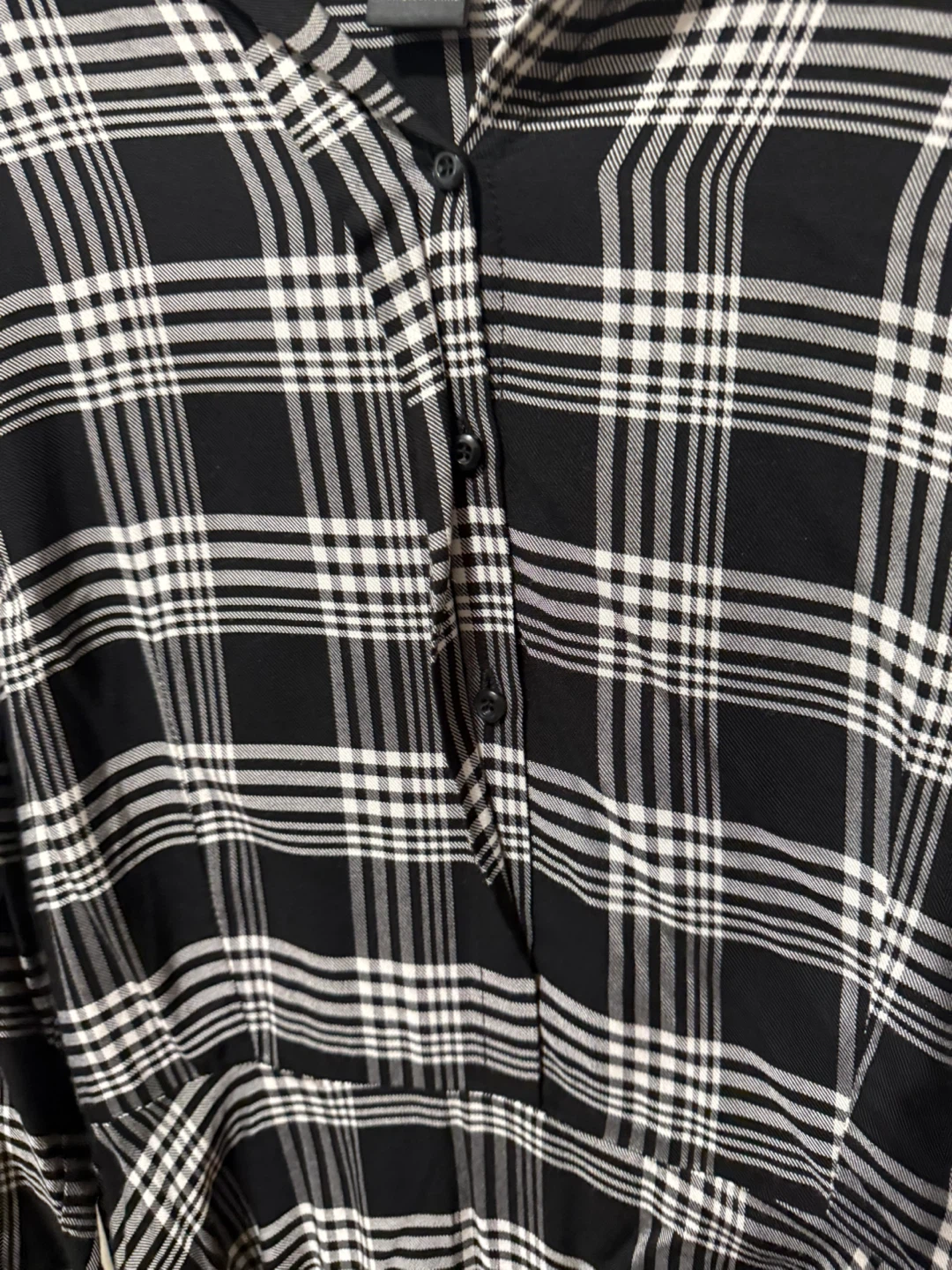 Suzy Shier Plaid Button-Up Dress - Size L/G - photo 4