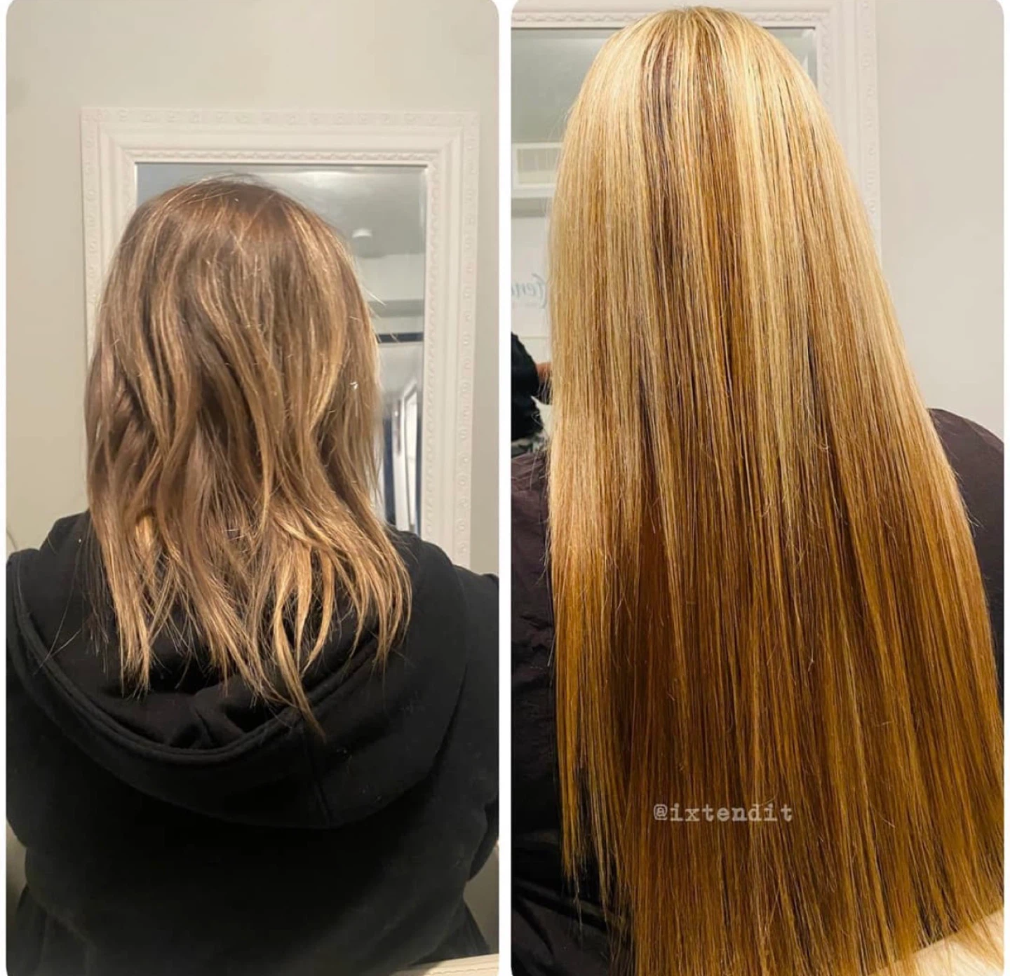 XtendiT Hair Extensions Before & After Transformations - photo 3