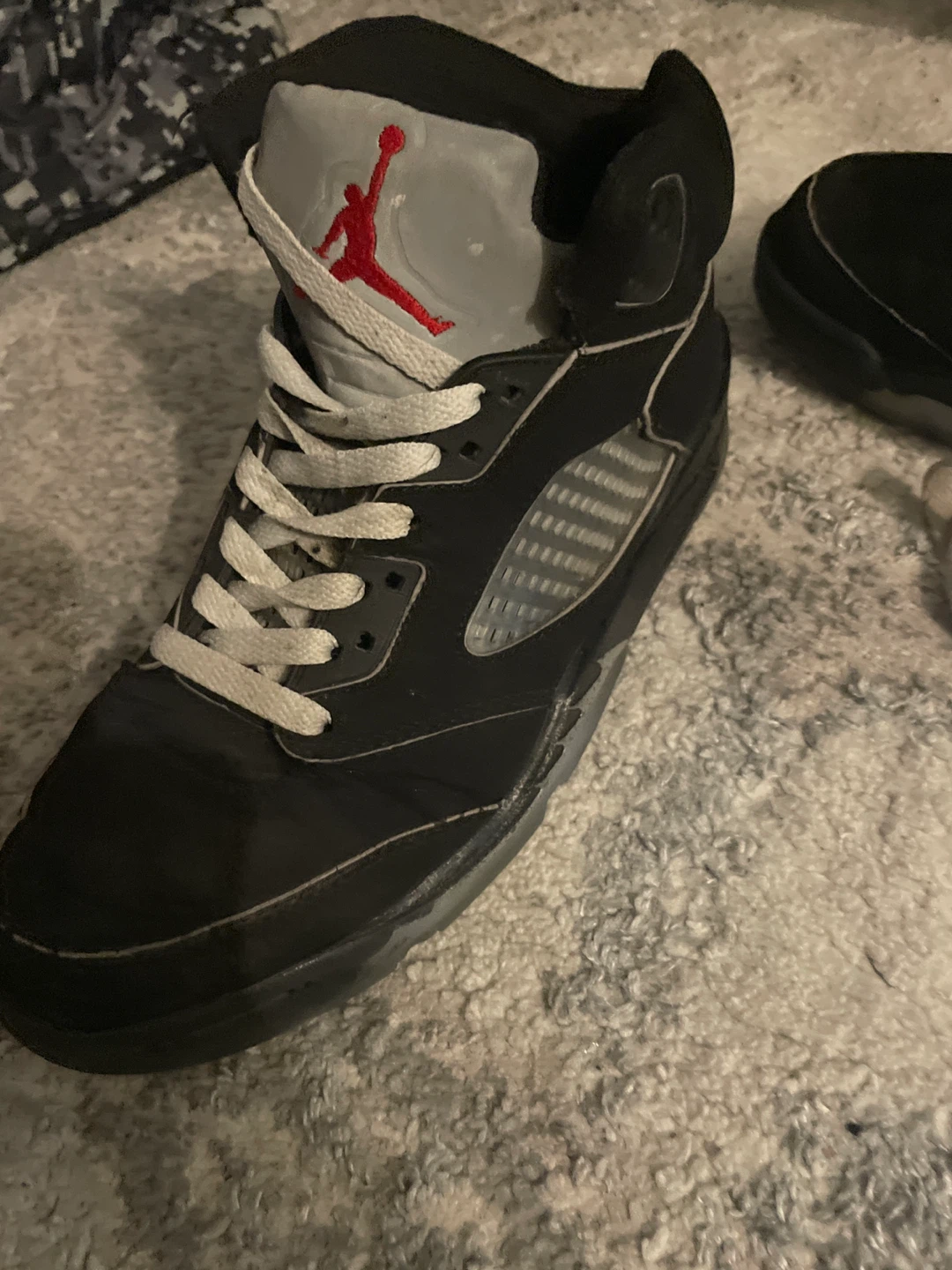 Air Jordan 5 Retro Black Metallic - photo 2
