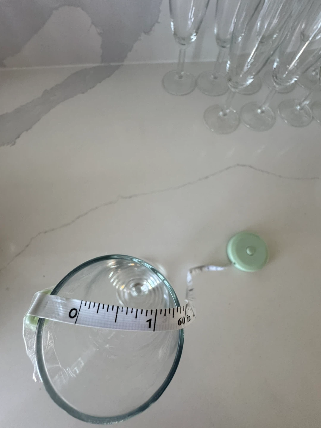 Set of 10 Clear Glass Wine Glasses 🌱 - photo 4