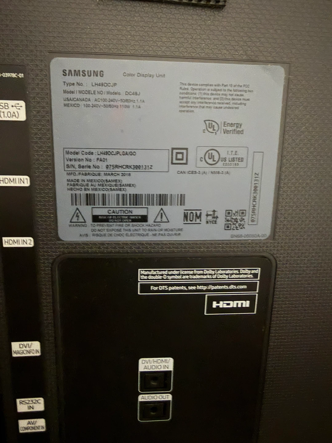 Samsung 55" 4K UHD Smart TV LH49QCJPLGA/GO - photo 5