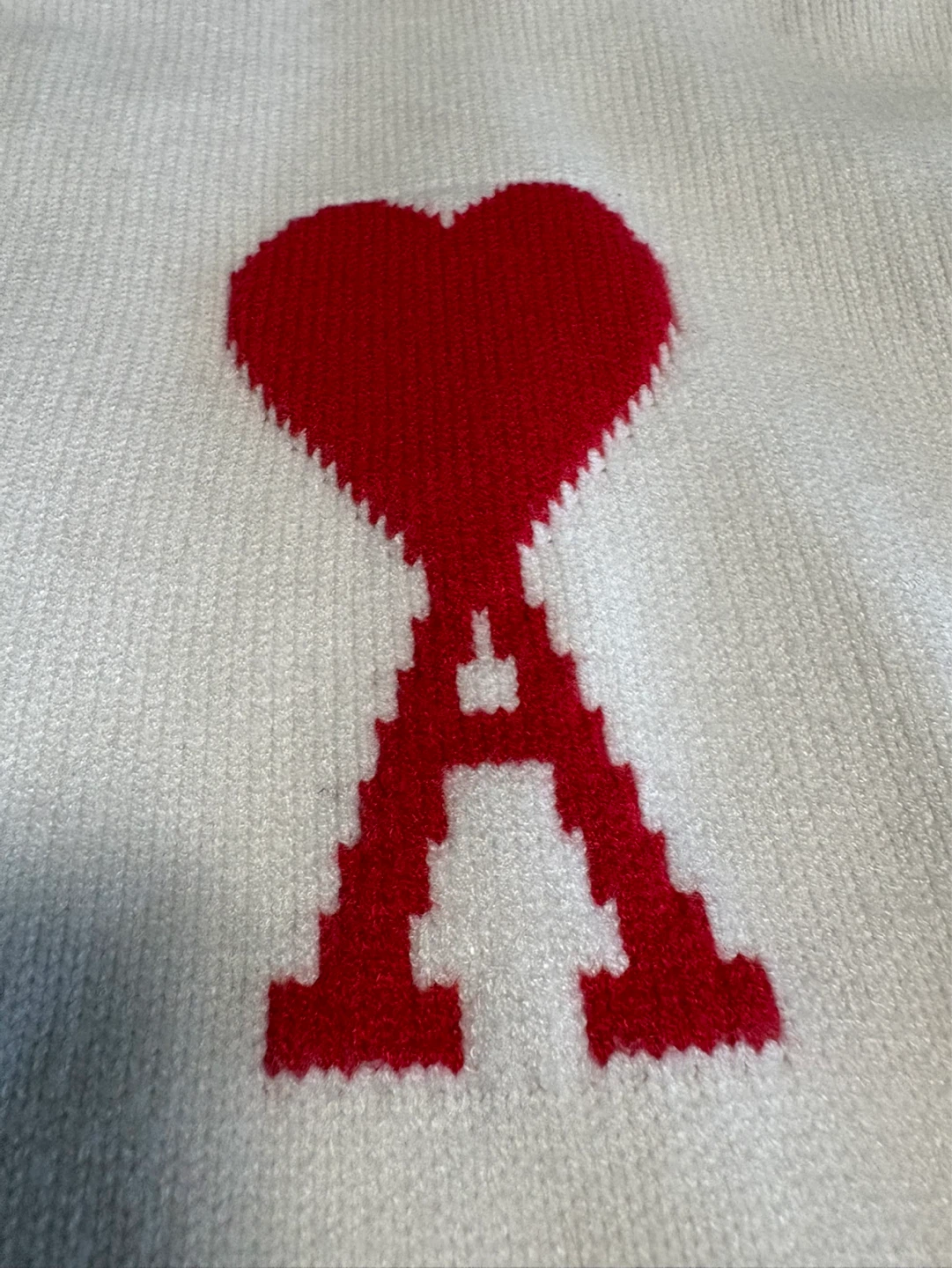AMI Alexandre Mattiussi White Sweater Size M - photo 2