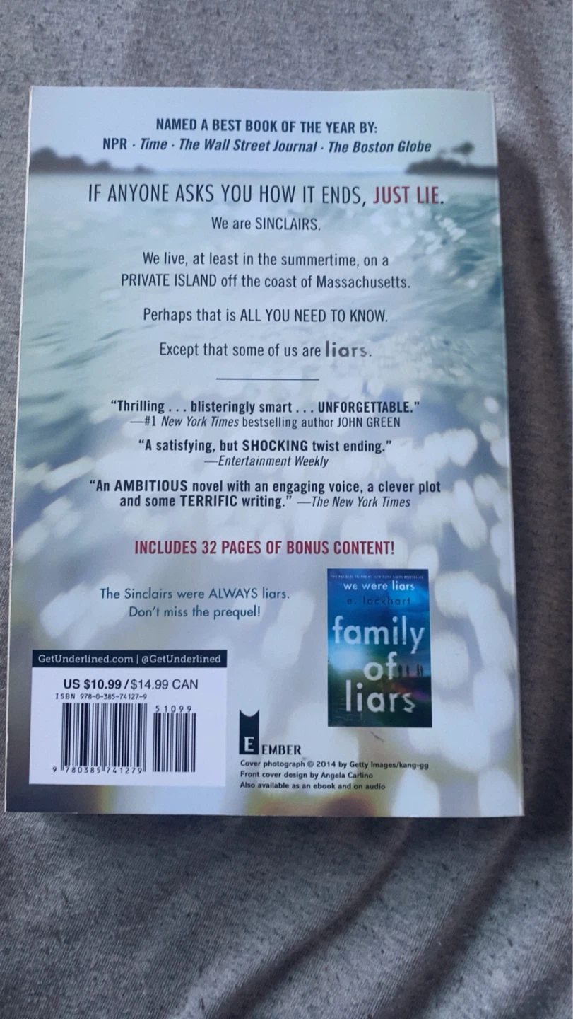 We Were Liars by E. Lockhart - photo 2